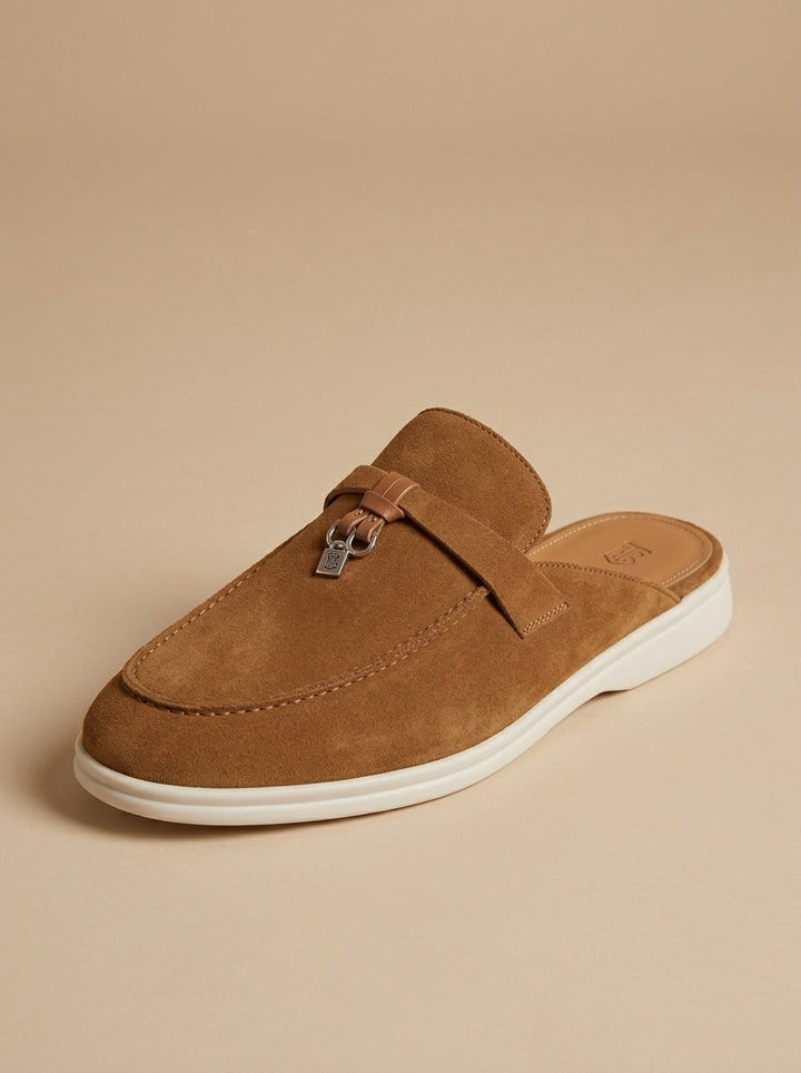 Stilvolle Herren Slipper: Casual Mules, ideal als Sommerschuhe & Freizeitschuhe für bequemen Tragekomfort.