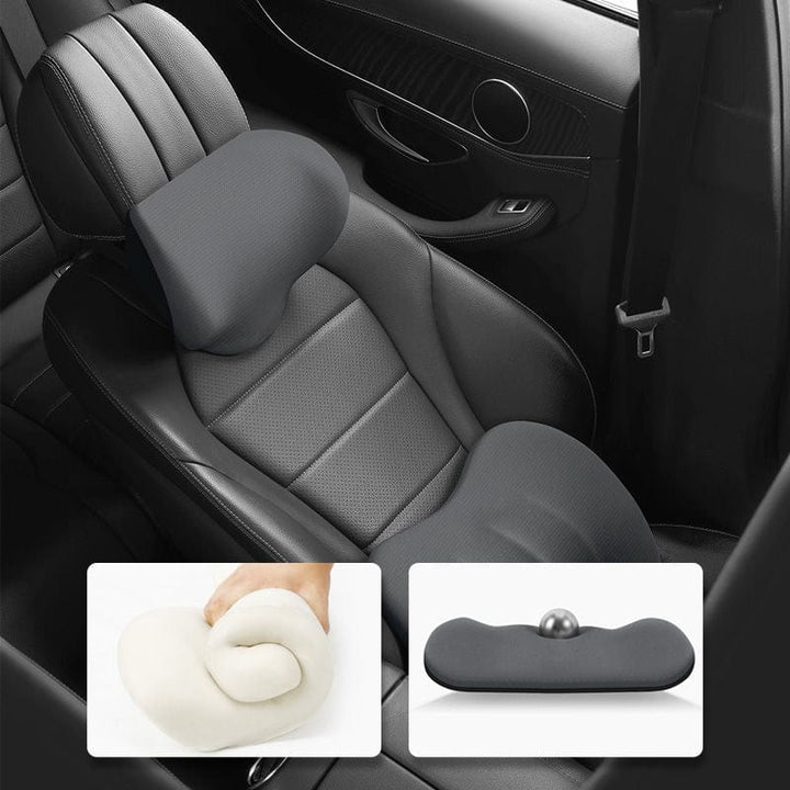 Komfortkissen-Set: Memory-Schaum Autokopfstützkissen und Rückenstützkissen für SUV/LKW Zubehör.