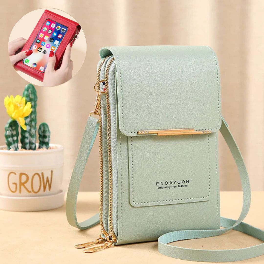 Feminine kleine Tasche für Damen, perfekt für Smartphone, Karten und Schlüssel im Alltag.