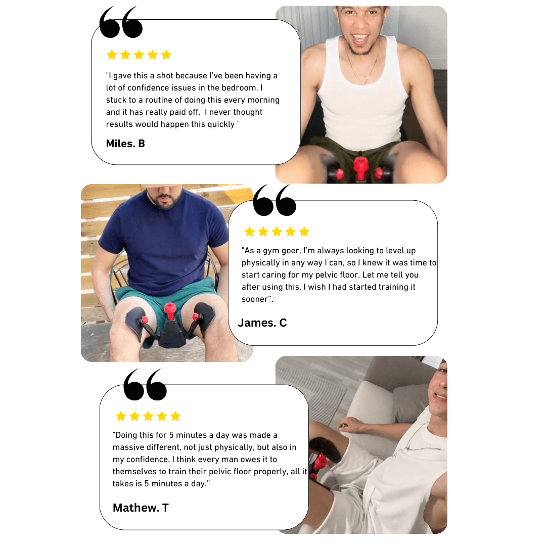 Person verwendet den CoreFlex Beckenbodentrainer für effektives Coretraining und Muskelgesundheit.