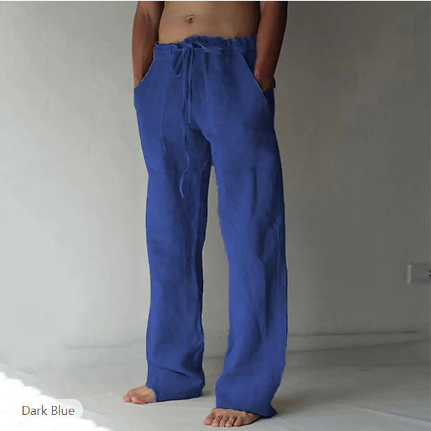 Extrem bequeme Herren Freizeithose mit Kordelzug für optimalen Komfort und Entspannung im Alltag.