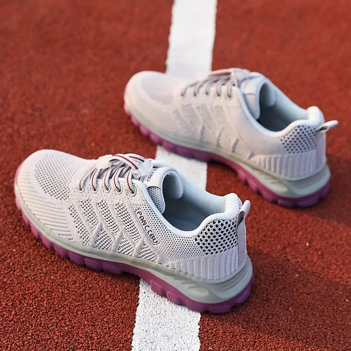 Innovative Damen Orthopädische Sneaker: leichte Schuhe, gepolsterte Sohle & Fußgewölbeunterstützung.