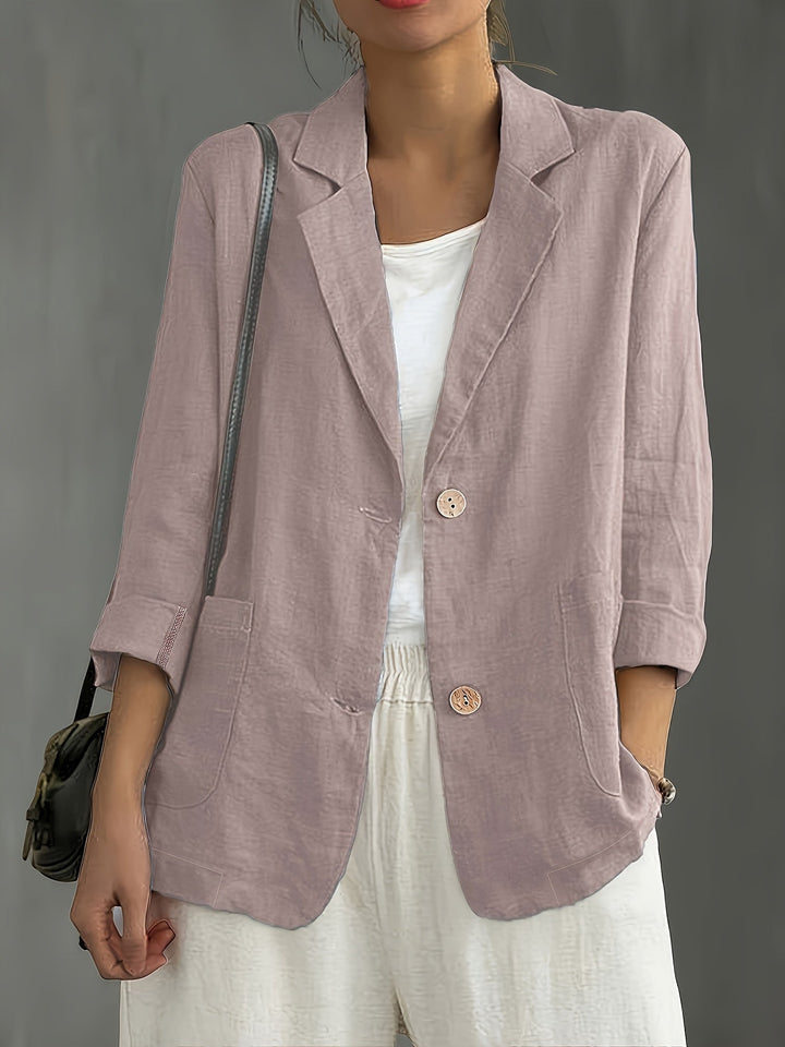 Moderner Damen Blazer, 3/4 Ärmel; vielseitige Jacke für Business und Casual-Outfits.