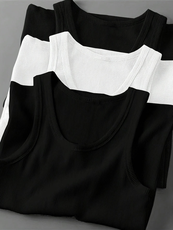 2er Set Herren Sport-Tanktops, perfekt für Fitnessstudio & Sommeraktivitäten. Bequeme Workout-Bekleidung.
