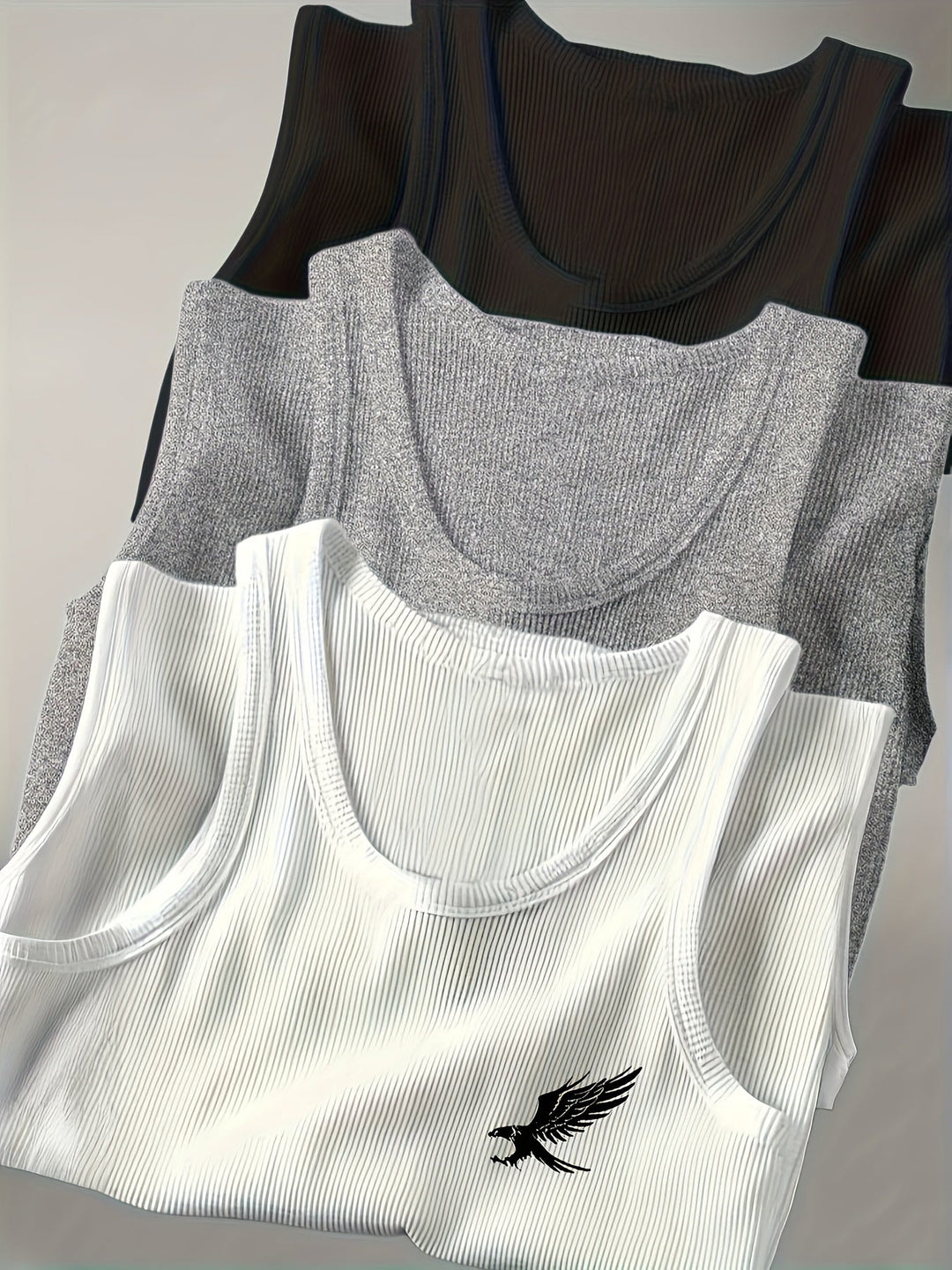 Herren Tanktop 3er-Pack: Sportliches, ärmelloses Basic-Tanktop für Männer, ideal für Sport, Fitness & Alltag.