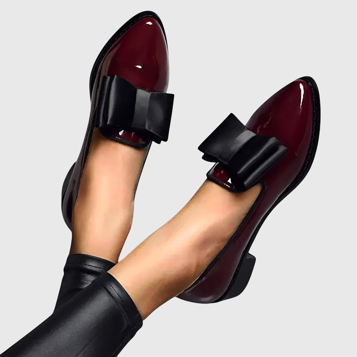 Bequeme Damen Slip-On Loafer für alltäglichen Komfort. Flache Freizeitschuhe mit runder Zehenkappe.