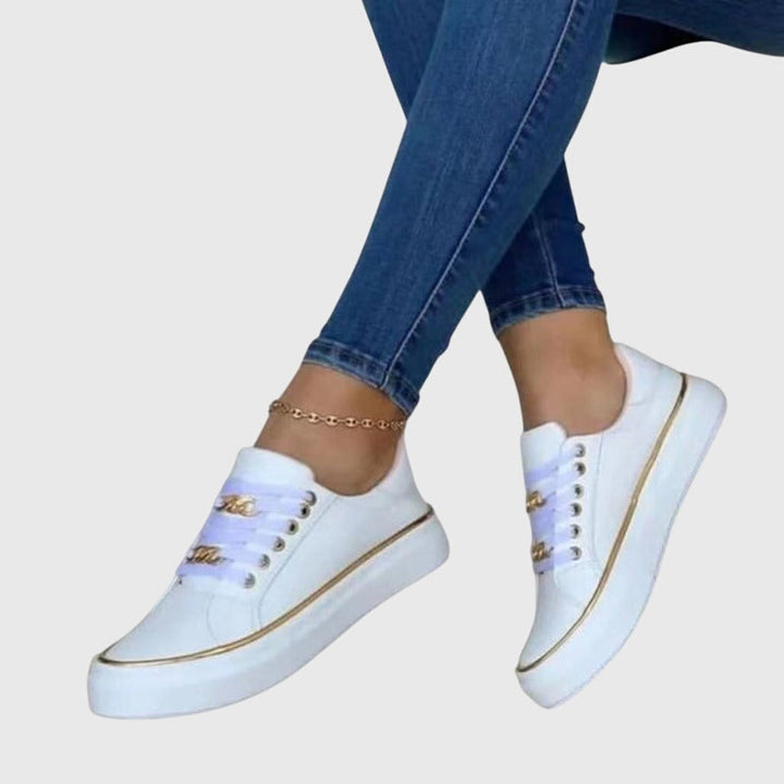 Leichte Damen Komfort-Sneaker mit ergonomischem Design, rutschfest und gepolstert für Freizeit.
