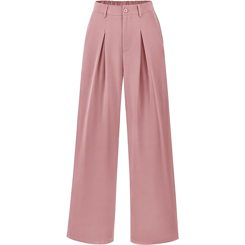 Fließende, elegante Damenhose, hochtailliert & weit. Für einen mühelosen, stilvollen Auftritt. Frühling.