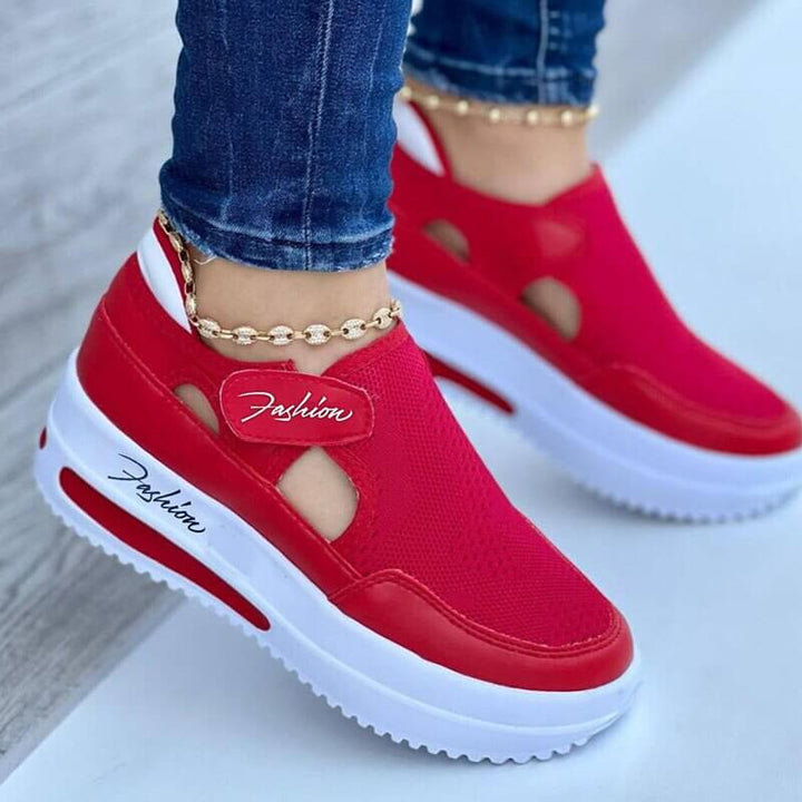 Damen Mesh-Sneaker Liana: Leichte, bequeme Slip-On Schuhe mit atmungsaktivem Design für Sport & Freizeit.