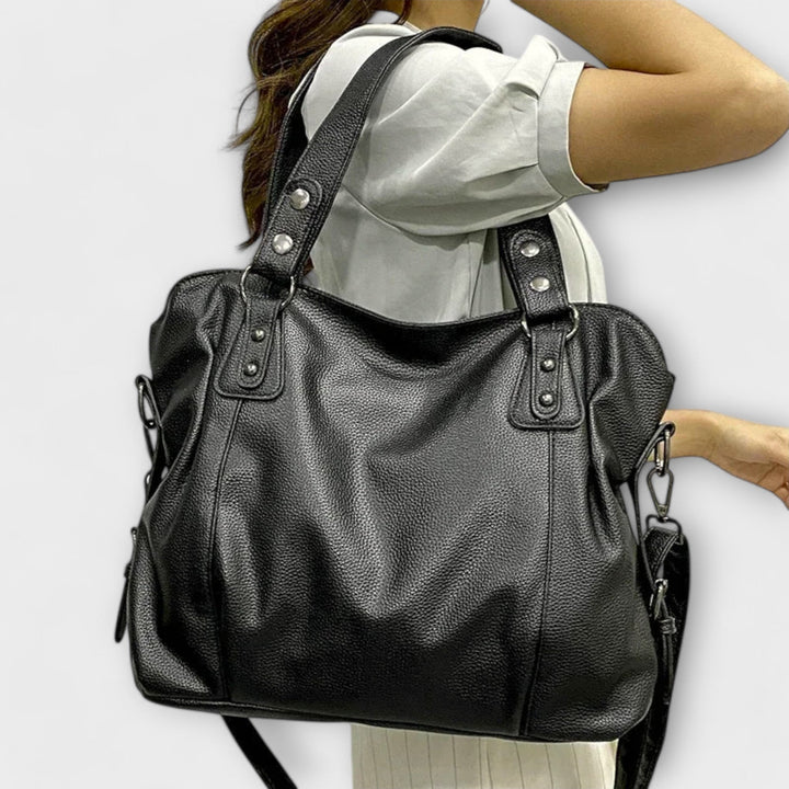 Vielseitige Khaki Hobo-Schultertasche für Damen, aus Kunstleder, eine elegante und praktische Alltagstasche.