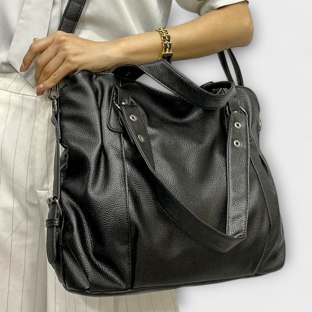 Elegante Hobo-Tasche für Damen, aus geschmeidigem Kunstleder, eine vielseitige Schultertasche und Handtasche.