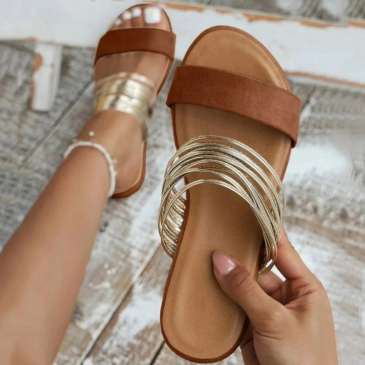 Hochwertige Riemchensandalen für Damen, sommerlich, elegant und sehr komfortabel zu tragen.