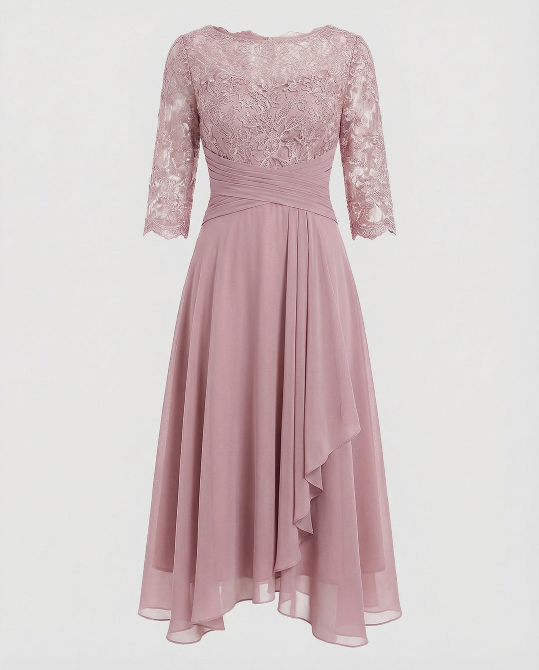 Fließendes, elegantes Damenkleid, lang geschnitten, ideal für besondere Anlässe & Hochzeiten.
