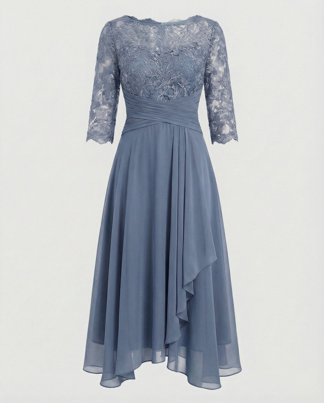 Elegantes rosa Damenkleid, langes festliches Abendkleid für Hochzeitsgäste & Feiern.
