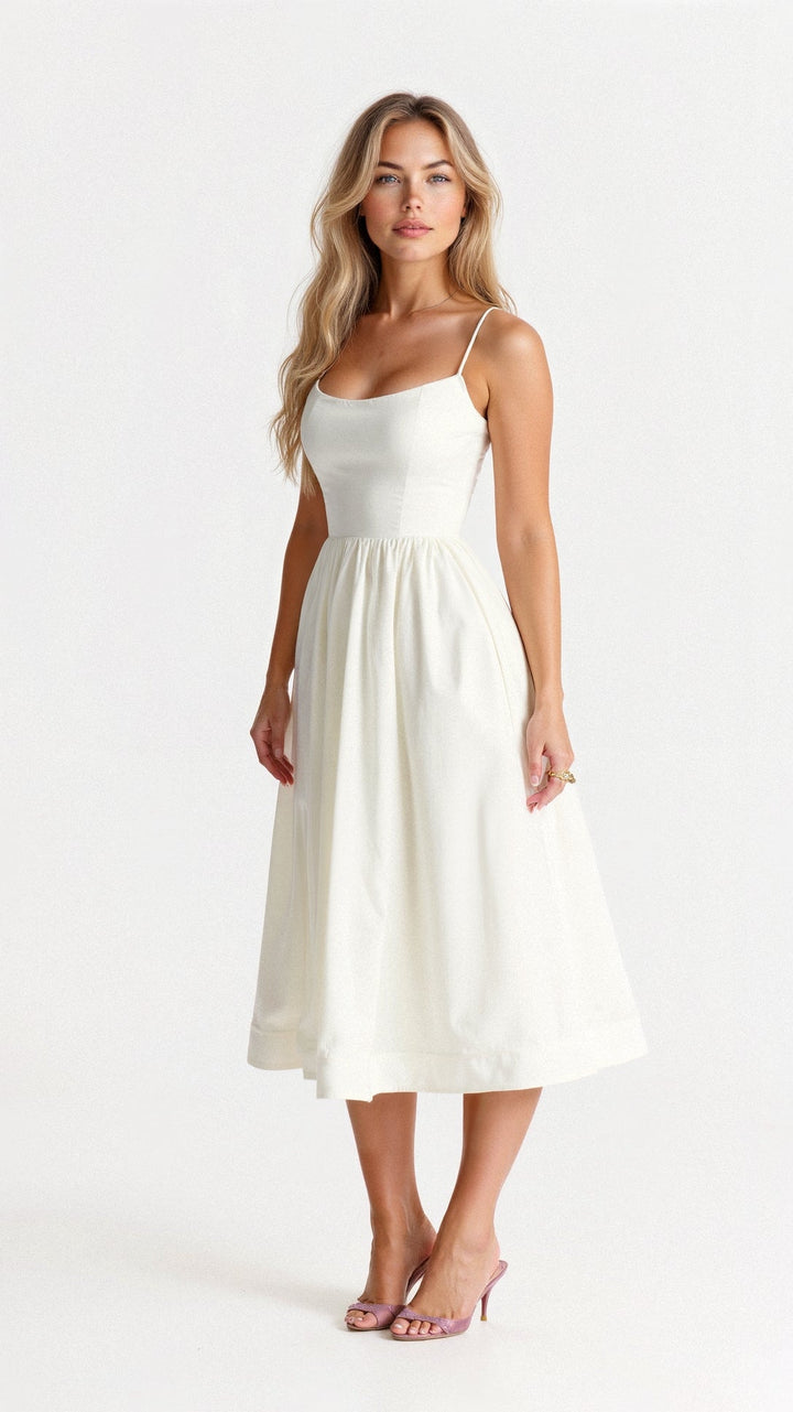 Hochwertiges Damen Midikleid, perfekt als elegantes Kleid für Herbst-Events und festliche Gelegenheiten.