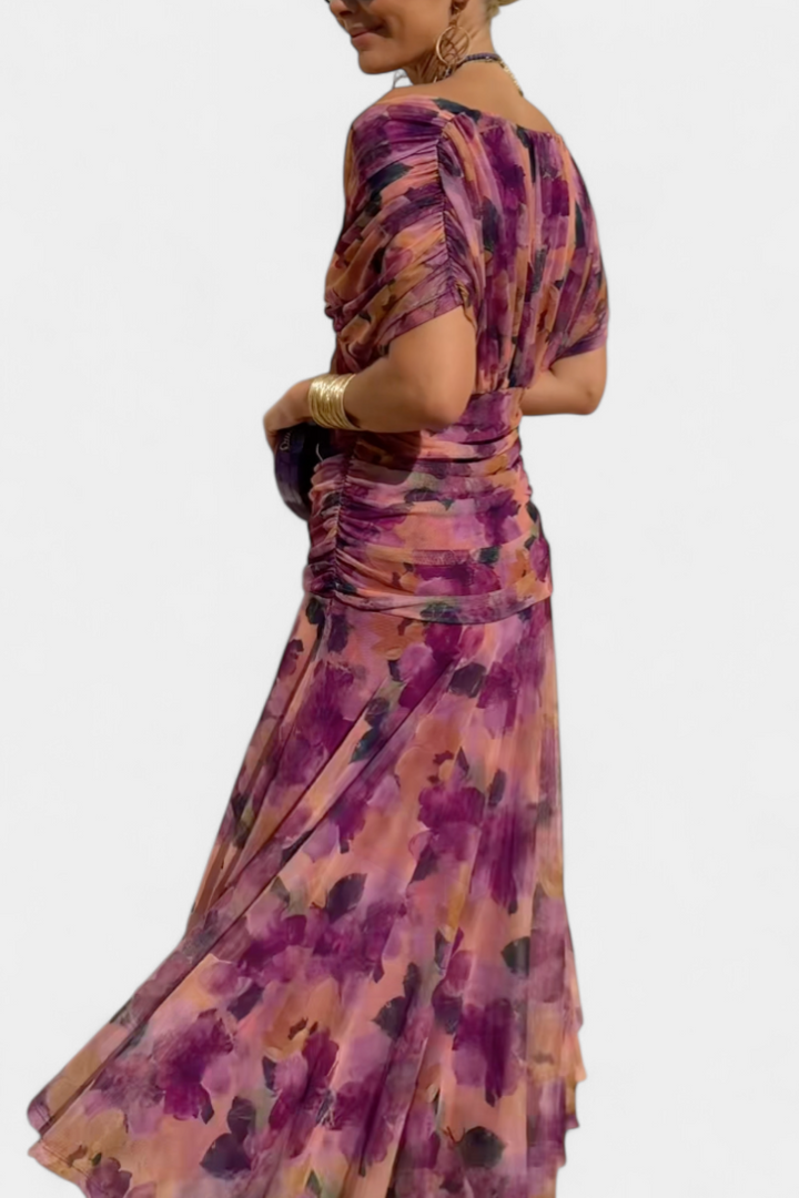 Elegantes Maxikleid für Damen, Off-Shoulder, perfekt für festliche Anlässe und Abendveranstaltungen.