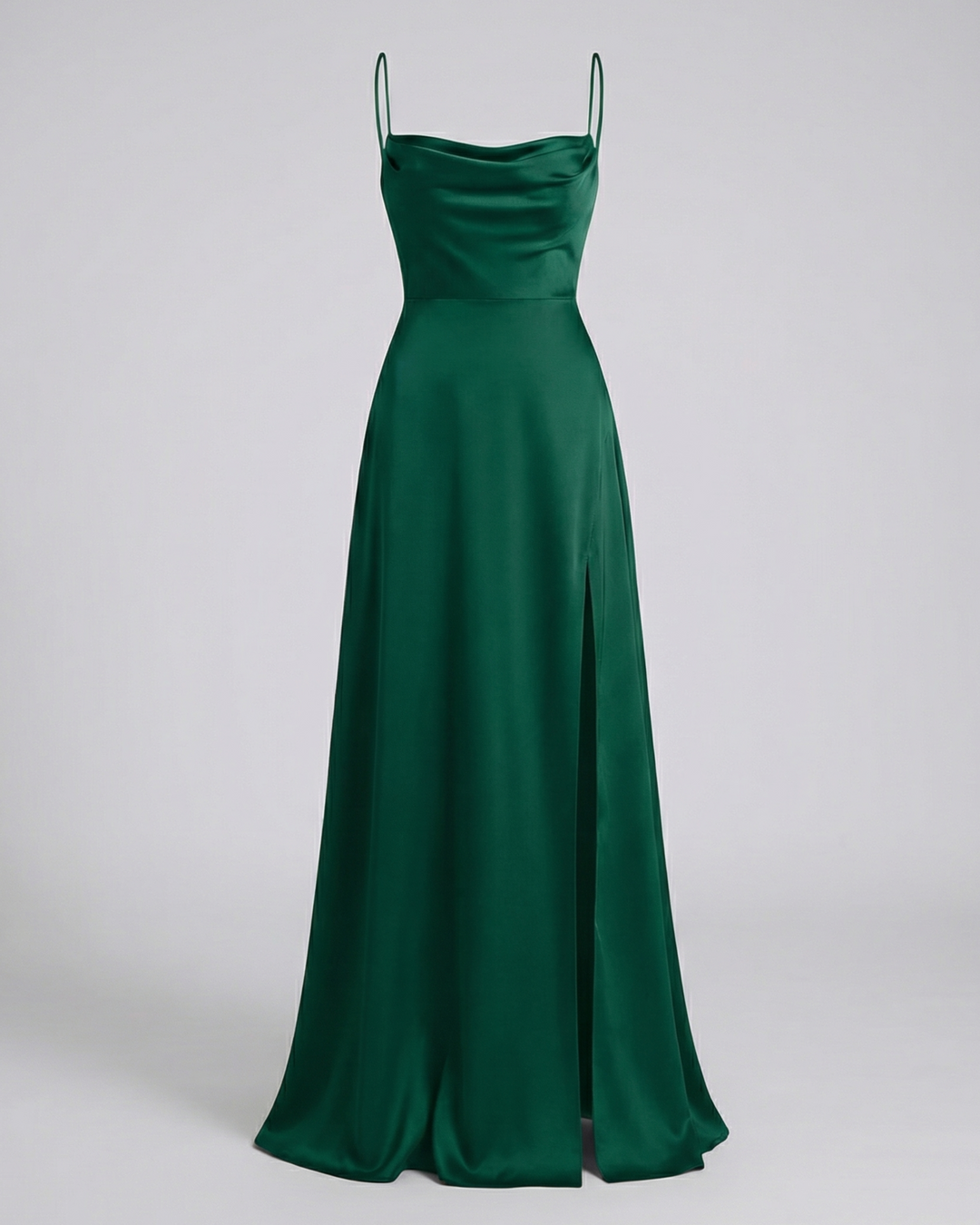 Elegantes Damen Abendkleid, langes Maxikleid. Ärmellos, fließend mit besonderem Rückendetail, ideal für Feste.