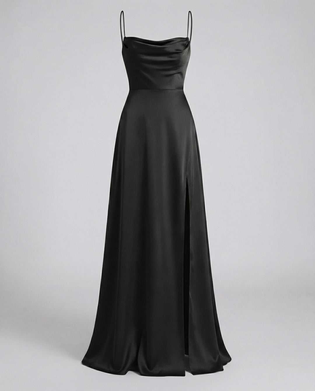 Modernes, elegantes Damen Maxikleid für besondere Anlässe. Lang, ärmellos mit fließender Silhouette & Rückendetail.