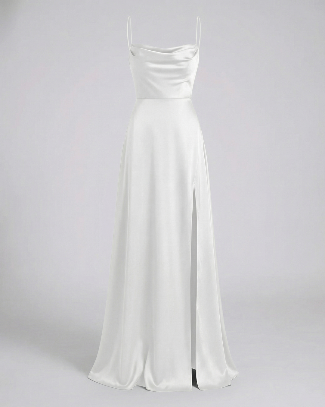 Damen Hochzeitsgast Maxikleid, lang & ärmellos. Elegantes Design mit Fokus auf das Rückendetail.