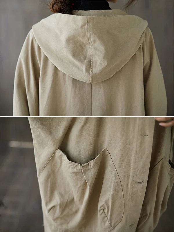 Wasserdichter Damen-Trenchcoat, stilvoll & wetterfest, ideal für Übergangszeiten.