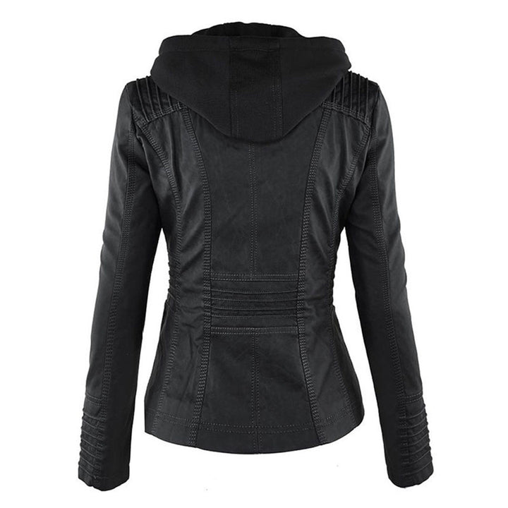 Damenmode: Kurze elegante Herbstjacke. Perfekte Übergangsjacke für stilbewusste Frauen.