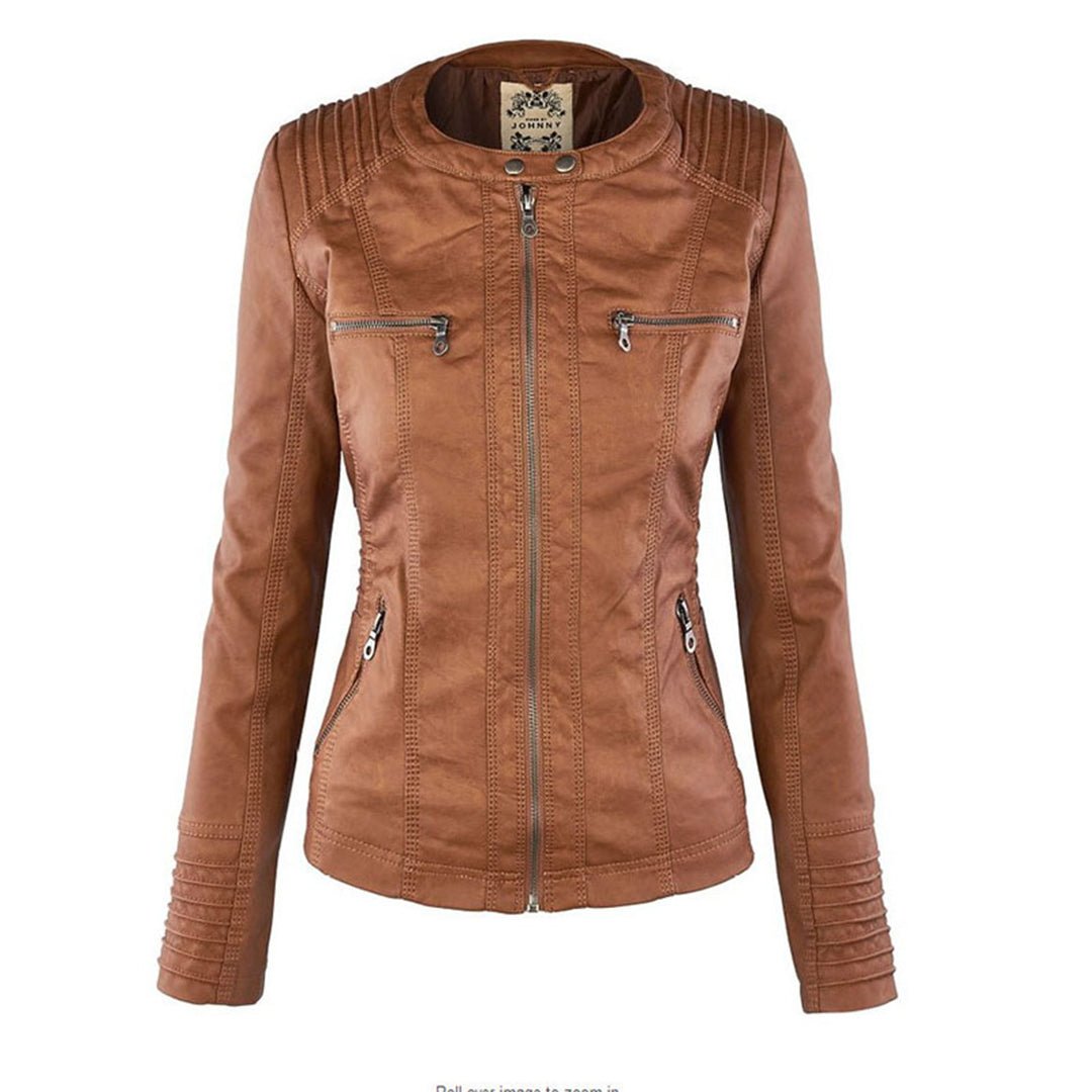 Damen Kurzjacke, stilvoll und zeitlos. Eine elegante Wahl für die Übergangszeit & Herbst.