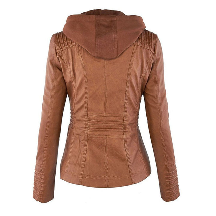Trendige Damen Herbstjacke, kurz & bequem. Ideal für elegante Freizeit-Looks im Herbst.