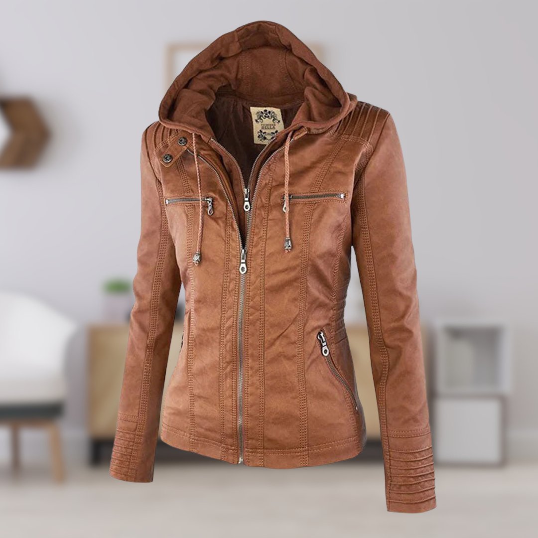 Damen Herbstjacke, kurz, elegant & stilvoll für Übergangszeit. Ideal für Freizeit & Outdoor.
