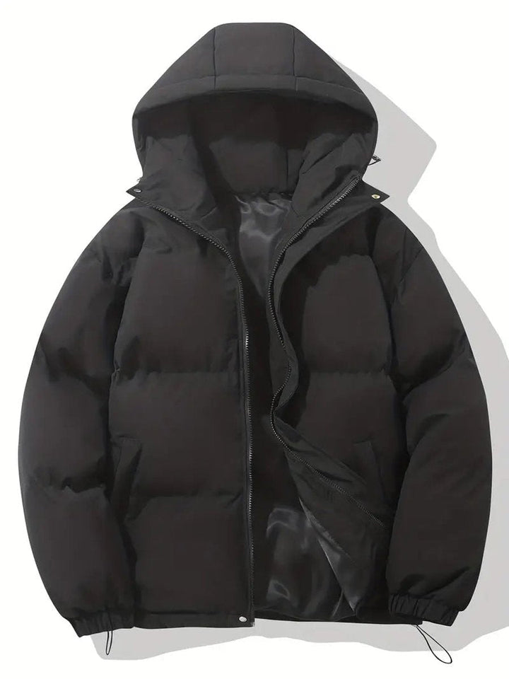 Warme Damen Pufferjacke mit Kapuze für Herbst & Winter. Eine gesteppte Übergangsjacke für gemütliche Outdoor-Momente.