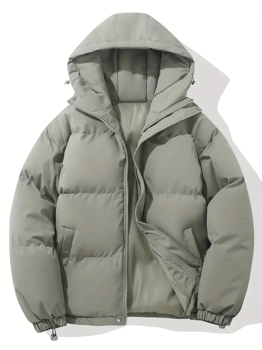 Damen Pufferjacke mit warmer Kapuze. Diese gesteppte Jacke ist deine modische Herbst- & Übergangsjacke.