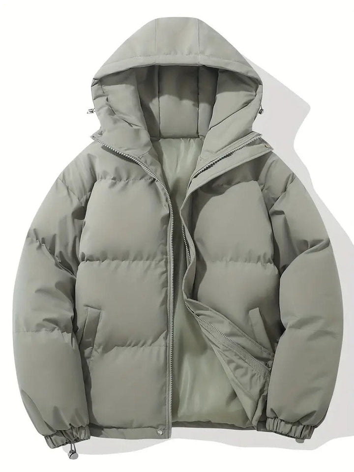 Damen Pufferjacke mit warmer Kapuze. Diese gesteppte Jacke ist deine modische Herbst- & Übergangsjacke.