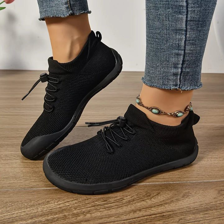 Atmungsaktive Unisex Barfussschuhe, grau, für optimalen Gehkomfort und Freizeitaktivitäten.