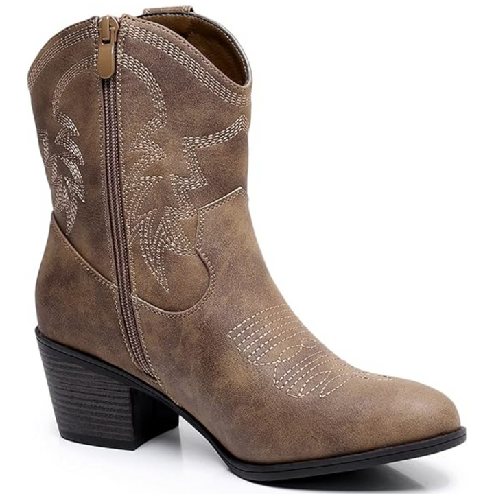 Elegante Cowboystiefel für Damen, perfekte Freizeitschuhe mit authentischem Western-Look.