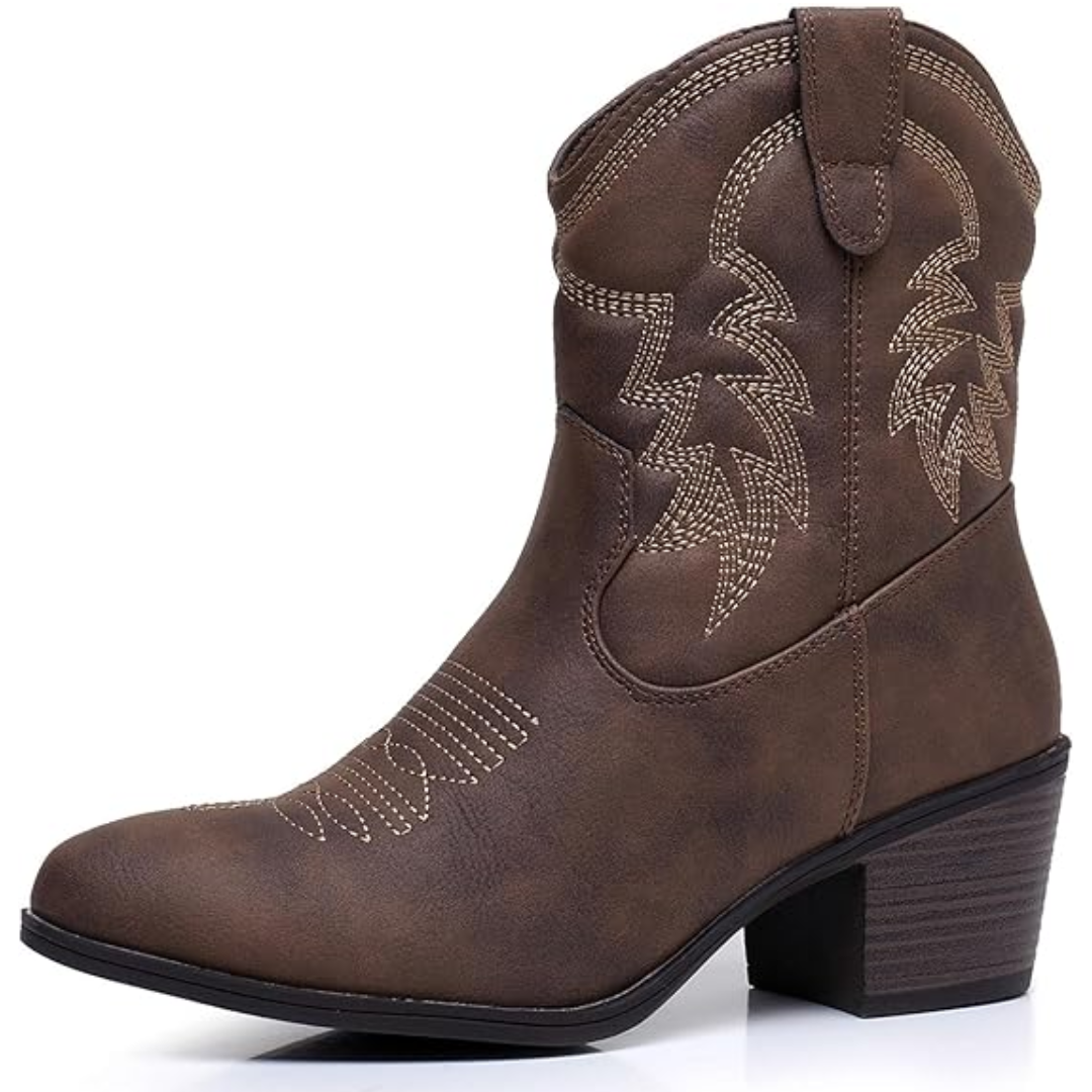 Trendige Westernstiefel für Damen, stilvolle Herbstschuhe, die Eleganz und Komfort vereinen.