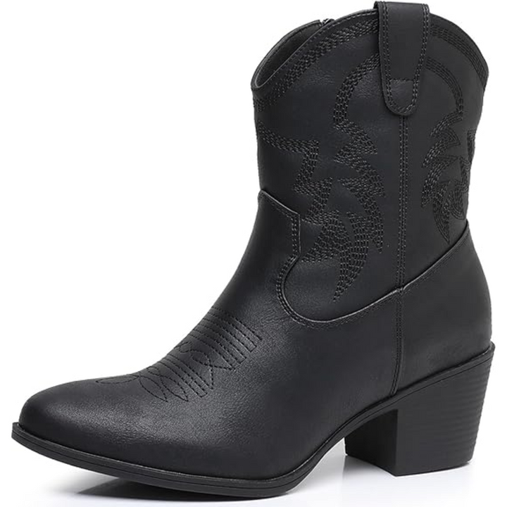 Bequeme Westernstiefel für Damen, zeitlose Eleganz für Freizeit und Büro, ein Muss für jede Garderobe.
