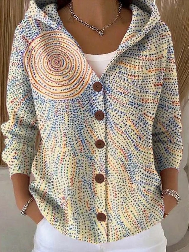 Elegante Damen Strickjacke in Langform. Weicher Strickpullover für stilvolle Freizeit & Herbst-Lagenlooks.
