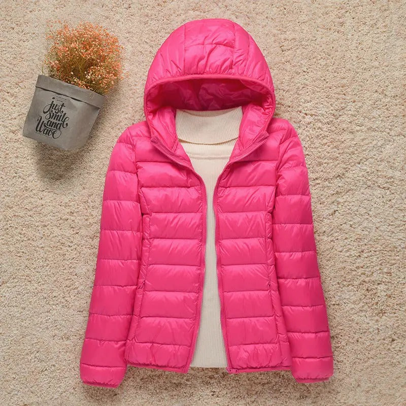 Vielseitige ultraleichte Damen-Herbstjacke, perfekt für Outdoor, Reise und stilvolle Freizeit.