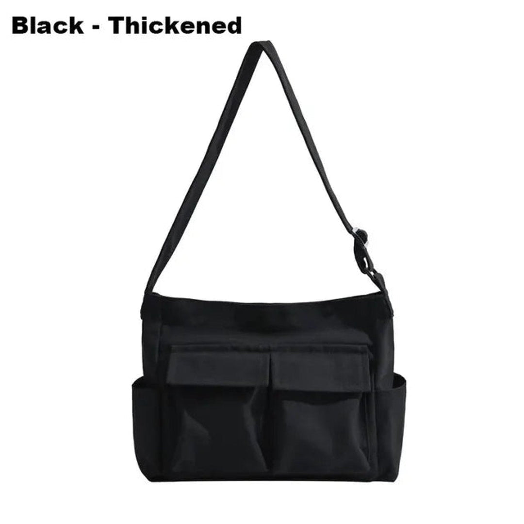 Authentische Vintage Canvas Damen Umhängetasche. Stilvolle & praktische Schultertasche, ideal für Alltag & Reisen.