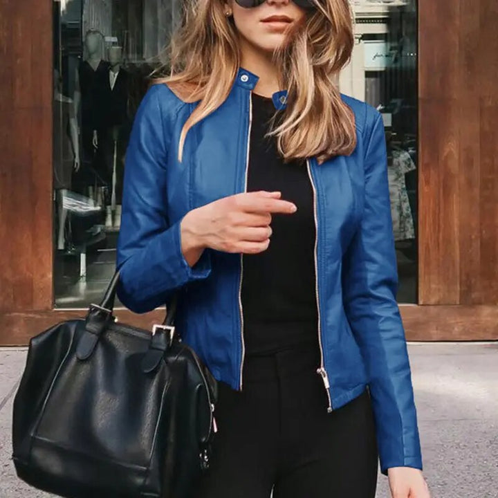 Vielseitige warme Cropped Jacke für Damen, chic und komfortabel für Herbstmode.