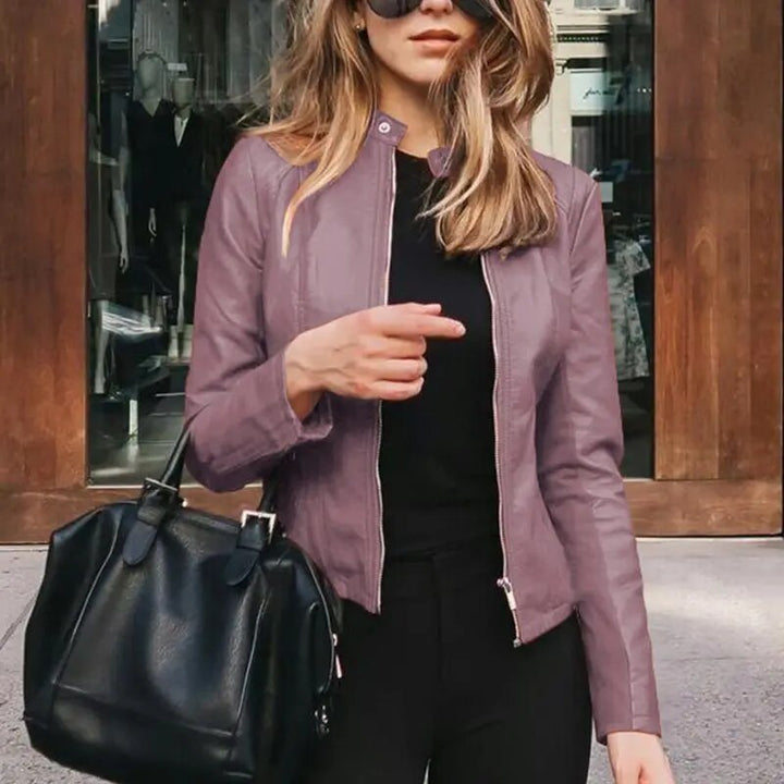 Warme Cropped Jacke Damen, elegant & bequem, unverzichtbar für kalte Tage.