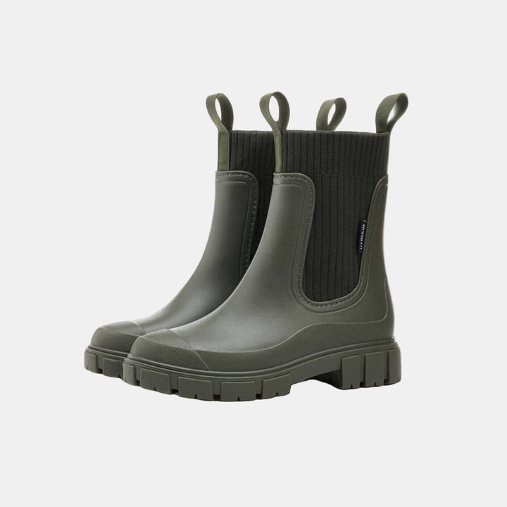 Hochwertige, elegante Damenstiefel in Schwarz, gefertigt für optimalen Schutz bei Kälte & Nässe.