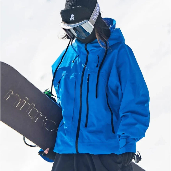 Stylische Damen Outdoor-Winterjacke, wasserdicht, wärmend, ideal für Herbst & Winter mit Kälteschutz.