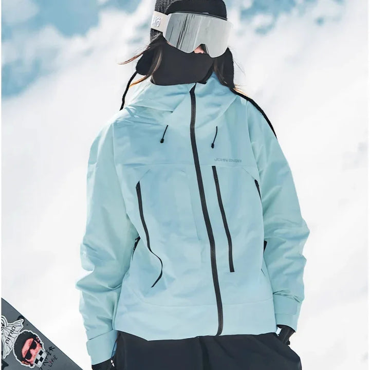 Moderne Damen Herbst-Winterjacke, wasserdicht, wärmend, vielseitig für Spaziergänge und Outdoor-Sport.