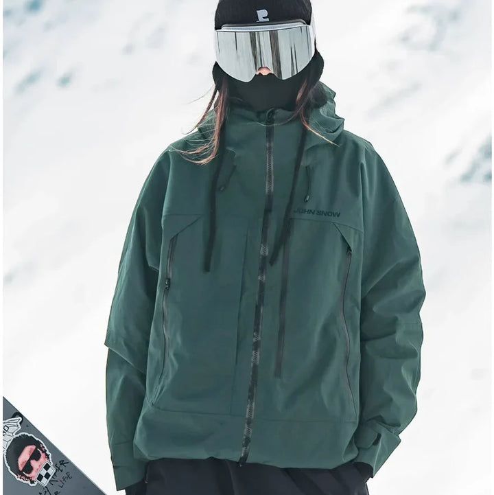 Praktische Damen Winterjacke, wasserdicht, wärmend, winddicht, ideal für kalte Tage und Freizeitkleidung.