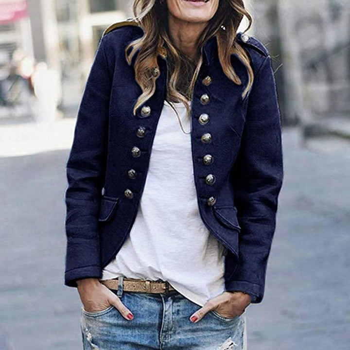 Moderne armeegrüne Damenjacke; bequeme Kurzjacke, perfekt als Frühlingsjacke oder stylische Herbstjacke.
