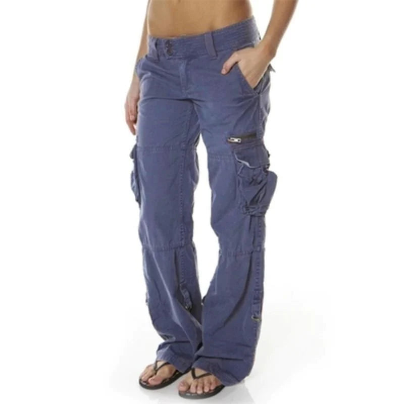 Trendige Damen Cargohose Nova, vielseitige Freizeithose für alle Jahreszeiten, stylish und praktisch.