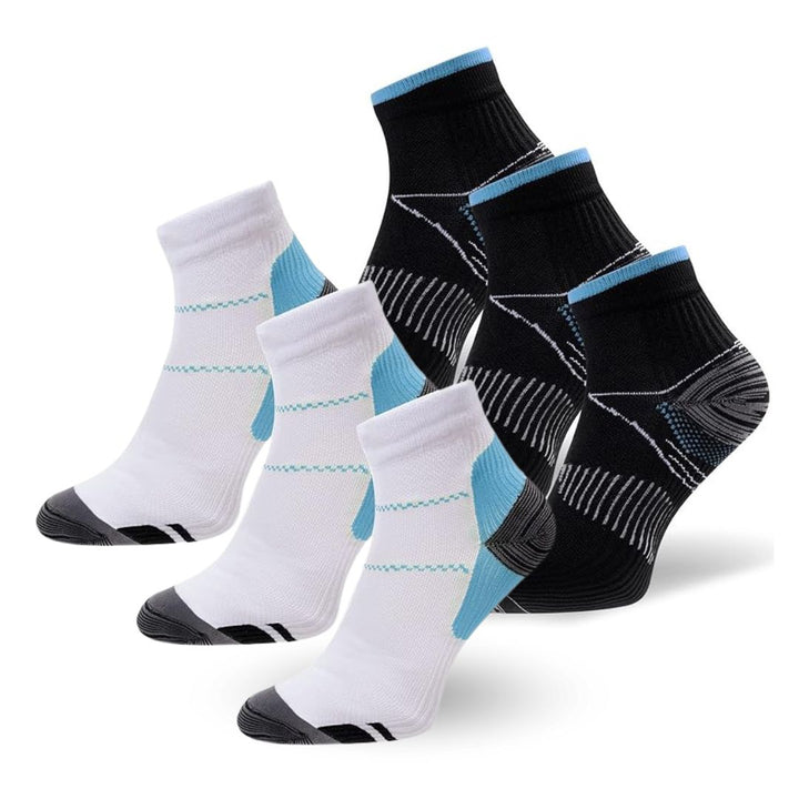 Ganzjahres-Kompressionssocken unisex, orthopädisch, gegen Fußschmerzen & für aktive Füße den ganzen Tag.