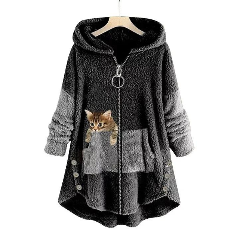 Ultra-weicher Damen Kapuzenpullover für den Winter. Kuscheliger Stoff für maximalen Komfort & Wärme.