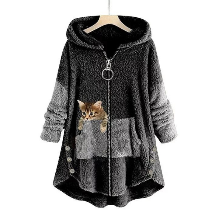 Ultra-weicher Damen Kapuzenpullover für den Winter. Kuscheliger Stoff für maximalen Komfort & Wärme.