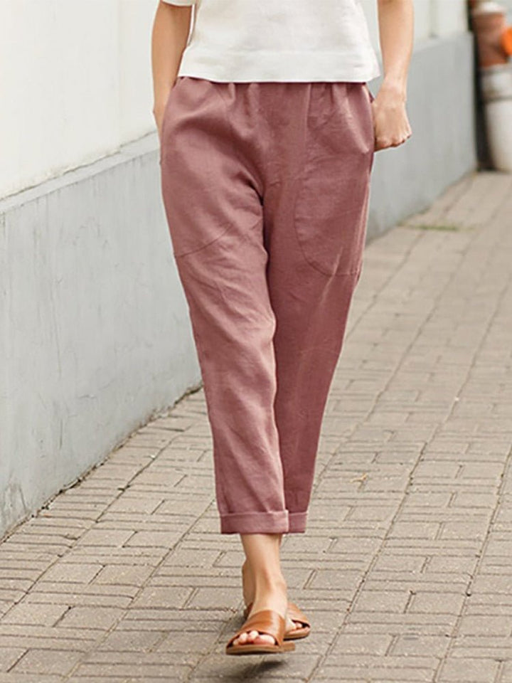Elegante Damen Stoffhose Relaxed Fit, schmeichelhaft & stilvoll, der Bestseller.